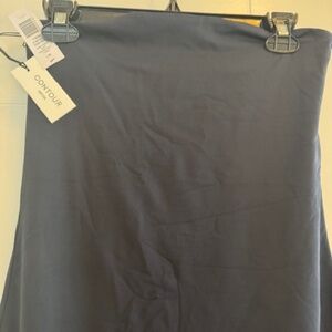 Aritzia Contour Midi Tube Dress - Dark Night (Navy Blue) NEW - L